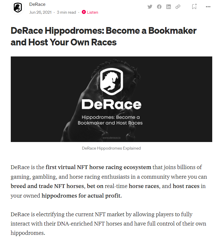 How DeRace's dedication to community engagement helped it reach a 150x ROI despite an unfortunate DAOMaker hack 